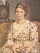 Sir Edward john Poynter,Bart.PRA,RWS, Portrait of Mrs j.p.Heselitine (mk46)